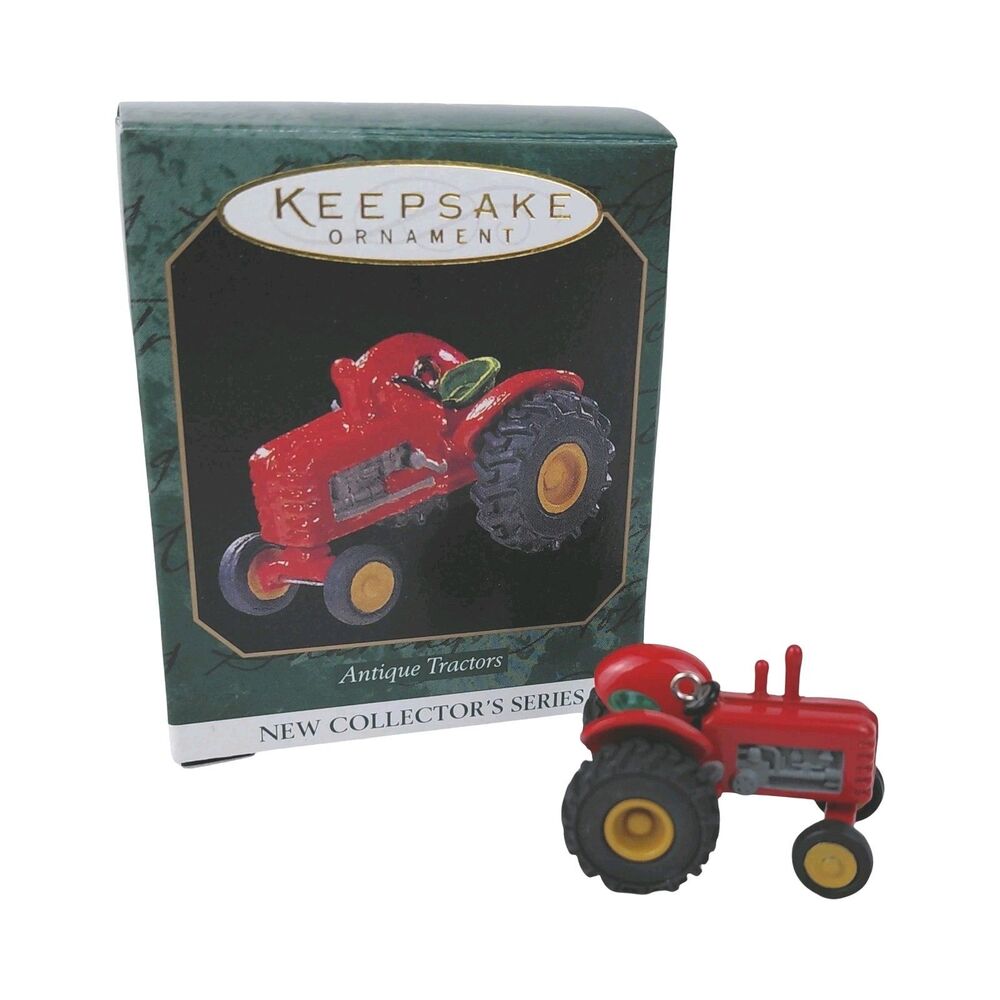 Hallmark Miniature ANTIQUE TRACTOR Mini Collector's Series Christmas 1997
